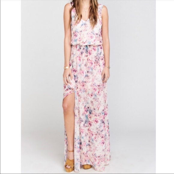 NWOT Show Me Your Mumu Wedding Floral Kendall Maxi - Picture 2 of 5